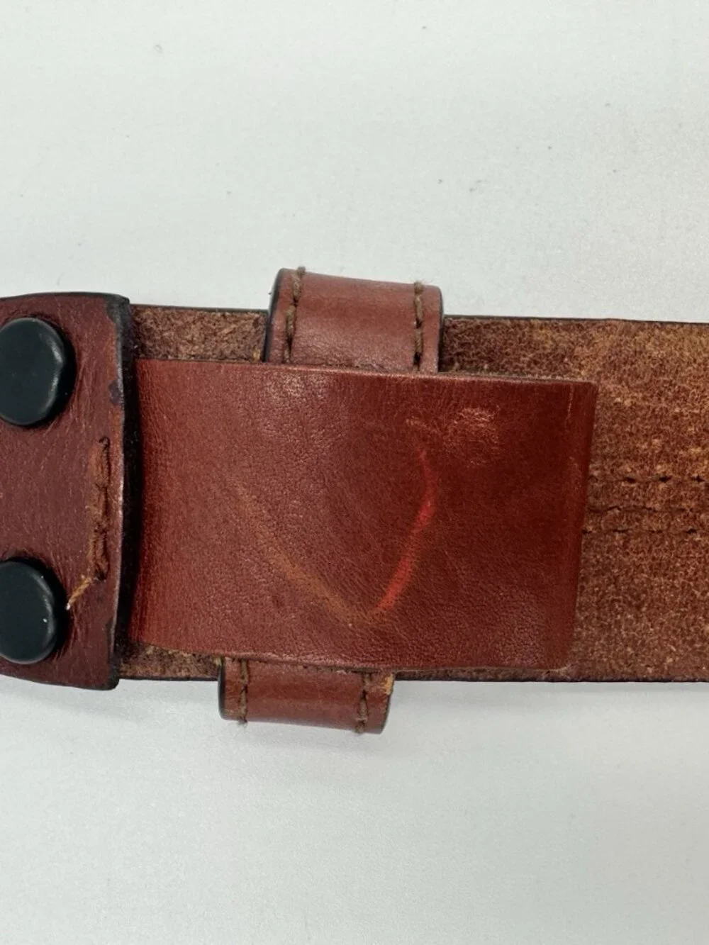 Carhartt Leather Work Belt Brown Size 38